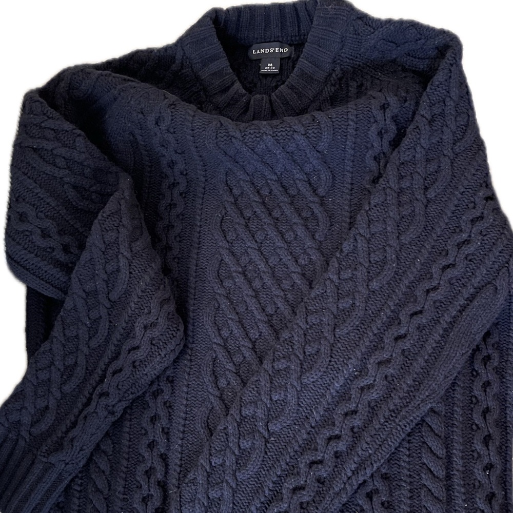 LANDSβ END πΏππππ π€πππ Aran Sweater
